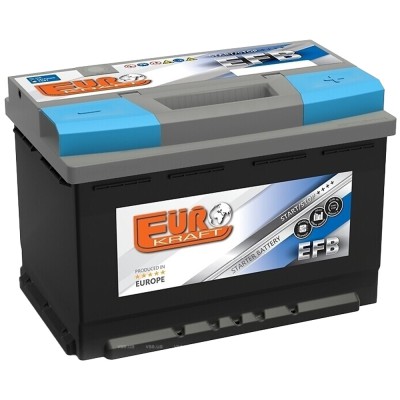 Акумулятор стартерний Monbat 75Ah 6СТ-75 EUROKRAFT EFB (-/+) EN720A 278x175x190