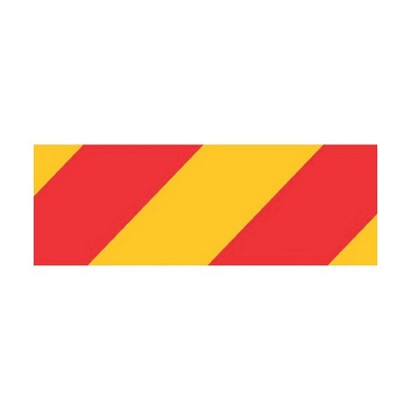 Табличка вантажівки світловідбивна к-кт з 2шт (таблички)