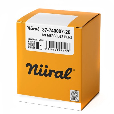 Поршень циліндра MERCEDES (вир-во Federal-Mogul, з-д Nural)