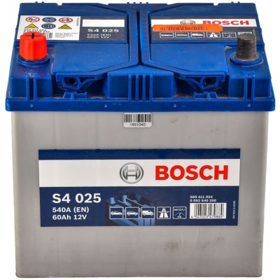 Автомобільний акумулятор Bosch 6СТ–60 Аз S4 025 (0 092 S40 250)