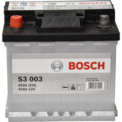 Автомобільний акумулятор Bosch 6СТ–45 S3 003 (0 092 S30 030)