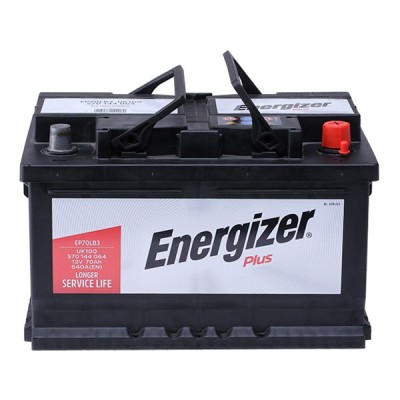 Автомобільний акумулятор Energizer 6СТ–70 Plus (EP70LB3)