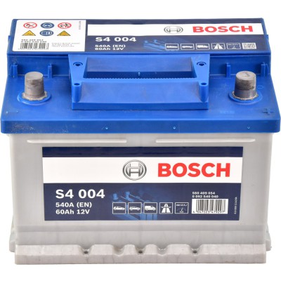 Автомобільний акумулятор Bosch 6СТ–60 S4 004 (0 092 S40 040)