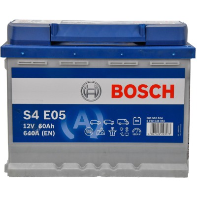 Автомобільний акумулятор Bosch 6СТ–60 S4 E05 EFB (0 092 S4E 051)