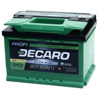 Автомобільний акумулятор Decaro PROFI 60Ah 600A 12V L (175x175x242)