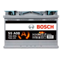 Автомобільний акумулятор Bosch 6СТ–70 S5 A08 AGM (0 092 S5A 080)