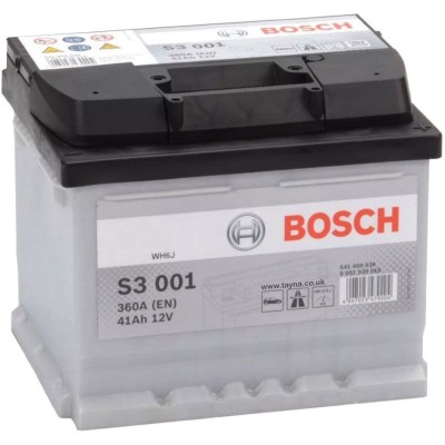Автомобільний акумулятор Bosch 6СТ–41 S3 001 (0 092 S30 010)