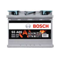 Автомобільний акумулятор Bosch 6СТ–60 S5 A05 AGM (0 092 S5A 050)