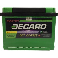 Автомобільний акумулятор Decaro 6СТ-60 (0) Master (R, EN540)