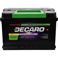 Автомобільний акумулятор Decaro 6СТ-75 (1) Master (67531m)