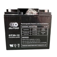 Акумуляторна батарея Outdo Industrial Battery OT20-12 20Ah 12A 12V (77x167x181)
