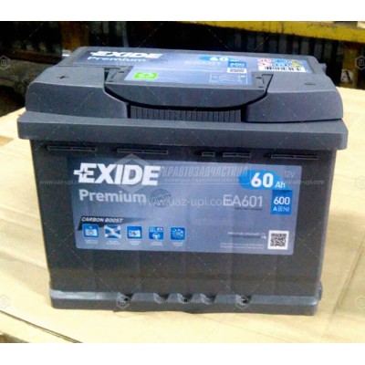 Акумуляторна батарея Exide Premium 6СТ-60  (EA601) (600А)