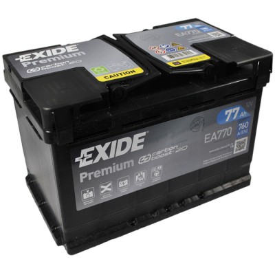 Акумуляторна батарея Exide Premium 6СТ-77 Євро (EA770) (760А)