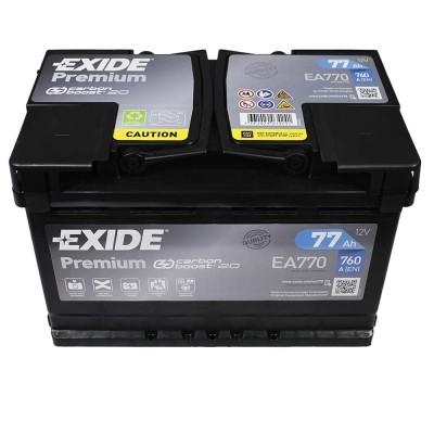 Автомобільний акумулятор Exide 6СТ-77 Premium (EA770)