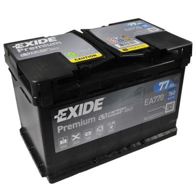 Автомобільний акумулятор Exide 6СТ-77 Premium (EA770)