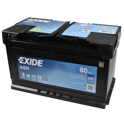 Автомобільний акумулятор Exide 6CT-80 AGM (EK800)
