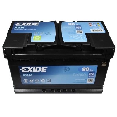 Автомобільний акумулятор Exide 6CT-80 AGM (EK800)