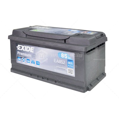 Акумуляторна батарея Exide Premium 6СТ-85 Євро (EA852) (800А)
