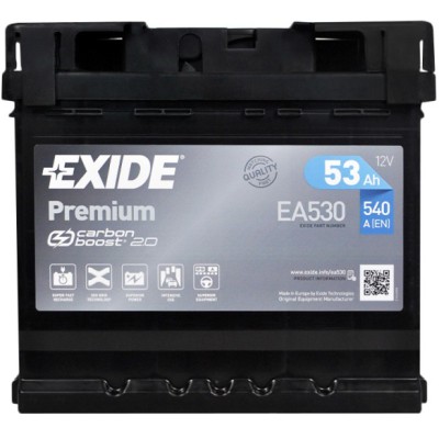 Акумулятор Exide Premium 6СТ-53 Євро: Європейська якість для вашого авто