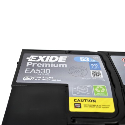 Акумулятор Exide Premium 6СТ-53 Євро: Європейська якість для вашого авто