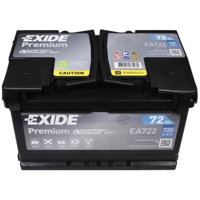 Акумулятор Exide Premium 6СТ-72 (EA722): Якість світового рівня