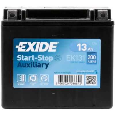 Акумуляторна батарея Exide AGM 6CT-13 Євро (EK131) (200А)