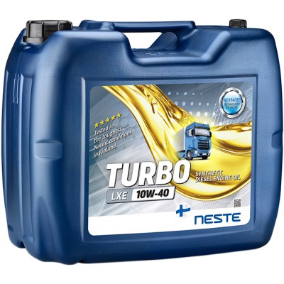 Олива моторна Neste Turbo LXE 10W40 API CI-4/SL синтетична, 20л/17кг