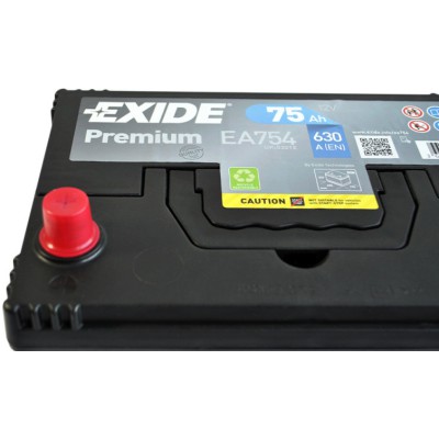 Акумулятор Exide Premium 6CT-75 АЗІЯ Євро: Висока ємність для сучасних азіатських автомобілів