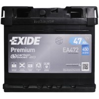 Автомобільний акумулятор Exide Premium 6СТ-47 Низкопола Євро (EA472) 