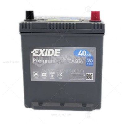 Акумуляторна батарея Exide Premium 6CT-40АЗИЯ Евро (EA406) (350А)