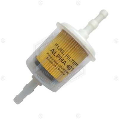 Фільтр паливний ВАЗ, ГАЗ (прямий) (AF401) (в-во Alpha Filter)
