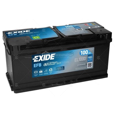Акумуляторна батарея Exide EFB 6СТ-100 Евро (EL1000) (900А)