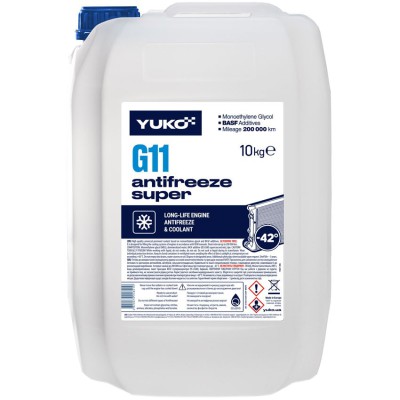 Антифриз Юкойл Antifreeze-40 (Super G-11, синій), 10кг/9л