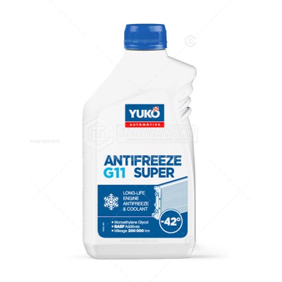 Антифриз Юкойл Antifreeze-40 (Super G-11, синій), 1л