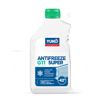 Антифриз Юкойл Antifreeze-40 (Super G-11, зелений), 1л