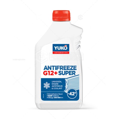 Антифриз Юкойл Antifreeze-40 (Super G-12+, червоний), 1л