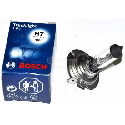 Лампа галогенна H7 24V 70W PX26d TRUCKLIGHT (в-во Bosch)