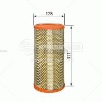 Фільтр повітряний RENAULT CHRYSLER Voyager DODGE Caravan JEEP (вкладыш) (в-во BOSCH)