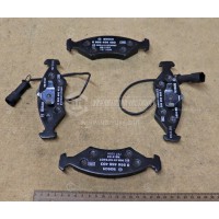 Колодки гальм. дискові FORD Fiesta III, Sierra передн. (к-т 4 шт.) (в-во BOSCH)
