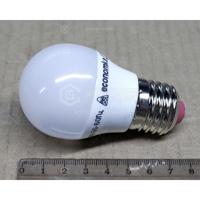 Лампа ТМ Экономка LED G45 6W Е27 2800К (шар)