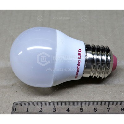 Лампа ТМ Экономка LED G45 6W Е27 4200К (шар)