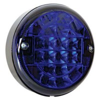 Ліхтар задній All trucks LED круглий синій (кабель) Ліхтар задній All trucks LED круглий синій (кабель)