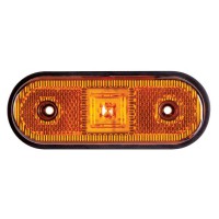 Ліхтар габарітний All Trucks LED жовтий з кронштейном  