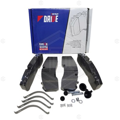 Колодки гальм. дискові WVA 29165, 29268, 29306 BPW DRIVE (З ПРИТИРОЧНИМ ПОКРИТТЯМ)