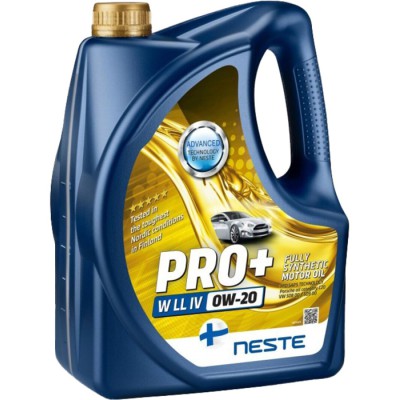 Олива моторна Neste Pro+ 0W20 W Longlife-IV синтетична, 4л