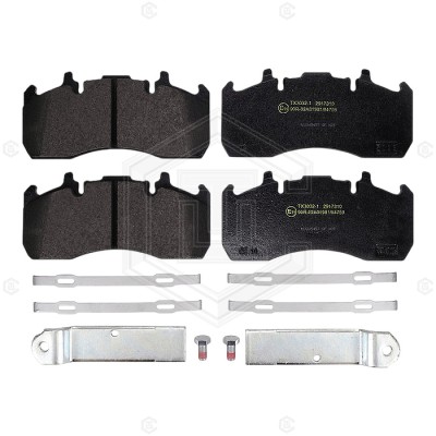 Колодки гальм. дискові WVA 29173 RVI/VOLVO (З ПРИТИРОЧНИМ ПОКРИТТЯМ)