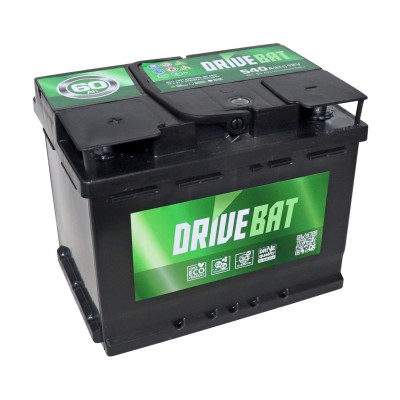 Акумуляторна батарея DRIVEBAT 6СТ-60 необслуговувана 