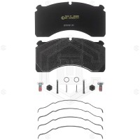 Колодки гальм. дискові WVA 29124 ROR MERITOR DX195 (З ПРИТИРОЧНИМ ПОКРИТТЯМ)