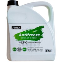 Антифриз AVEX Cooler Green MEG -42, (G-12, зелений), 5кг