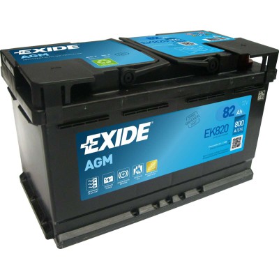 Акумуляторна батарея Exide AGM 6СТ-82 Євро (EK820) (800А)